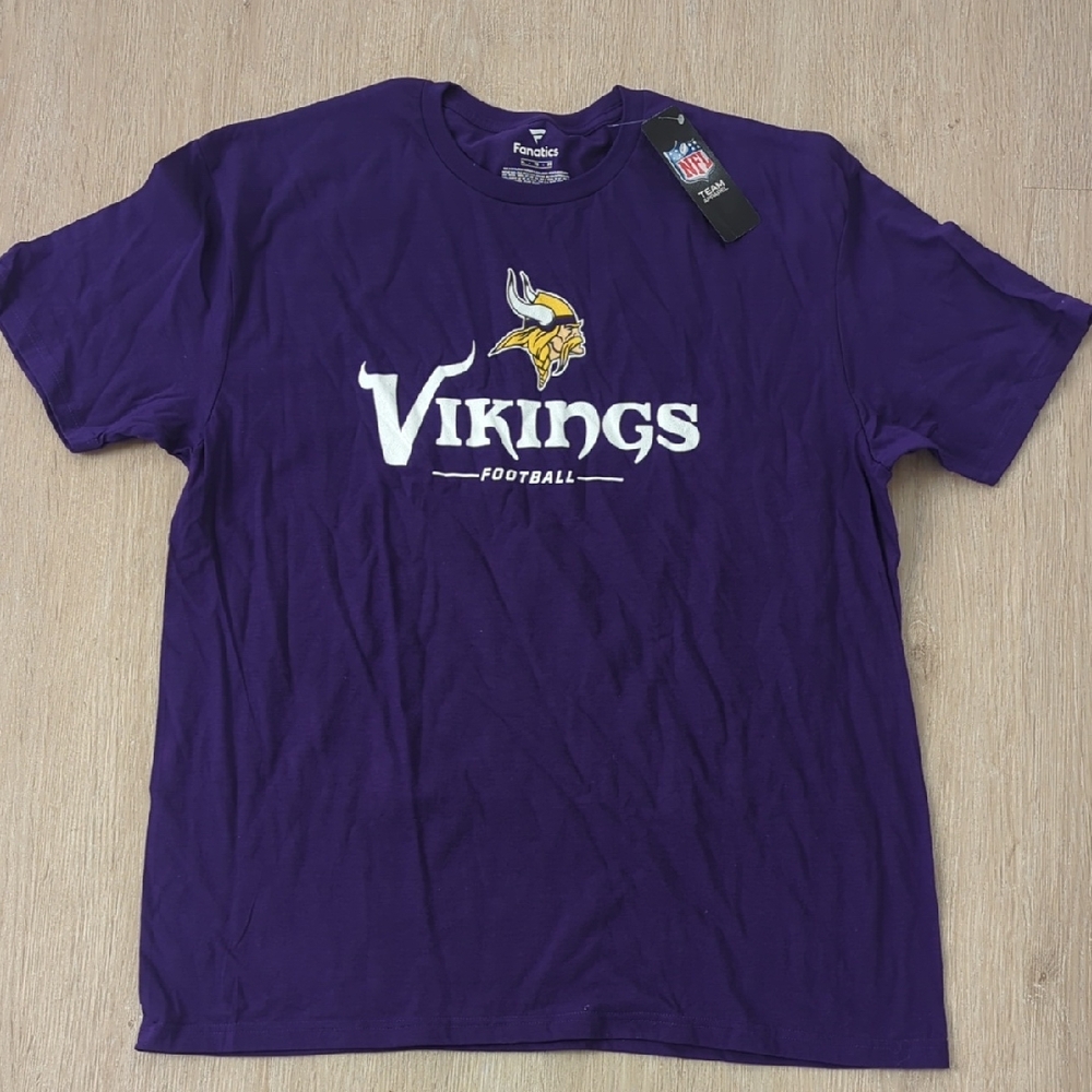 Fanatics Purple Vikings Short Sleeve Tee